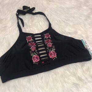 NWT Moxi Blu plus size halter bikini swimsuit top 18/20